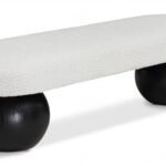 Bowie Boucle Fabric Upholstered Bench