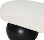 Bowie Boucle Fabric Upholstered Bench - Image 6