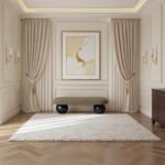 Bowie Boucle Fabric Upholstered Bench - Image 2