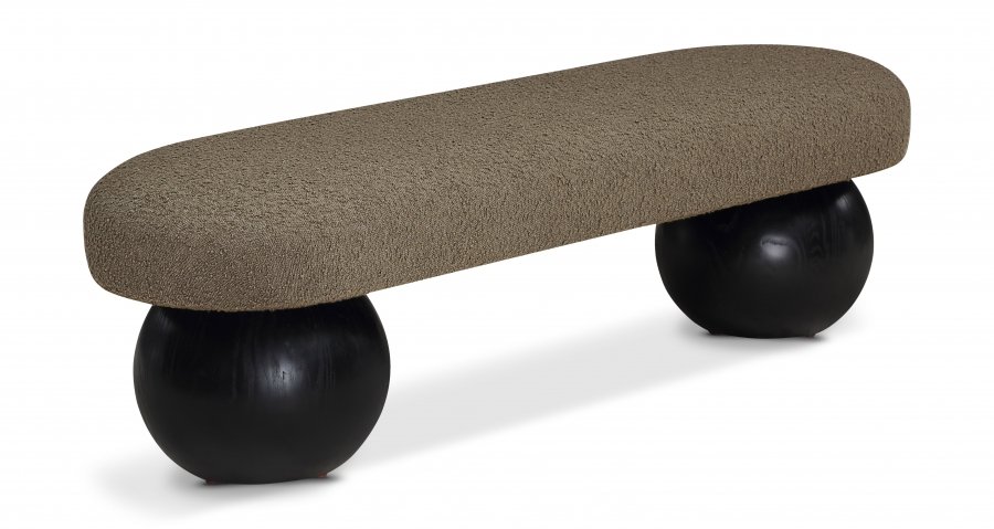 35829.jpg Bowie Boucle Fabric Upholstered Bench - Image 1