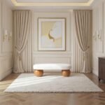 Bowie Boucle Fabric Upholstered Bench - Image 2