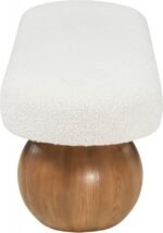 Bowie Boucle Fabric Upholstered Bench - Image 4