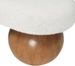 Bowie Boucle Fabric Upholstered Bench - Image 5