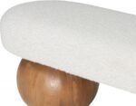 Bowie Boucle Fabric Upholstered Bench - Image 6