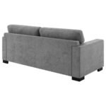 SIMPSON UPHOLSTERED SOFA SLEEPER WITH QUEEN MATTRESS GREY - Image 9