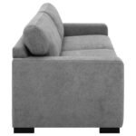SIMPSON UPHOLSTERED SOFA SLEEPER WITH QUEEN MATTRESS GREY - Image 10