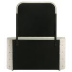 SONYA 6-DRAWER UPHOLSTERED BEDROOM DRESSER WITH MIRROR IVORY - Image 7