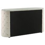 SONYA 6-DRAWER UPHOLSTERED BEDROOM DRESSER IVORY - Image 6