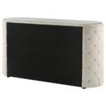 SONYA 6-DRAWER UPHOLSTERED BEDROOM DRESSER IVORY - Image 8