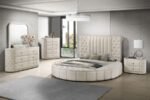 SONYA 6-DRAWER UPHOLSTERED BEDROOM DRESSER IVORY - Image 13