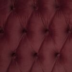 DEVON 57-INCH UPHOLSTERED QUEEN HEADBOARD WINE RED - Image 4