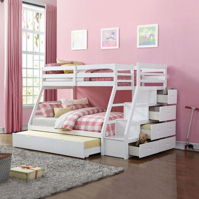 37105.jpg Jason Twin/Full Bunk Bed W/Trundle & Storage - Image 1