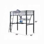 Senon Twin Loft Bed W/Desk - Image 3