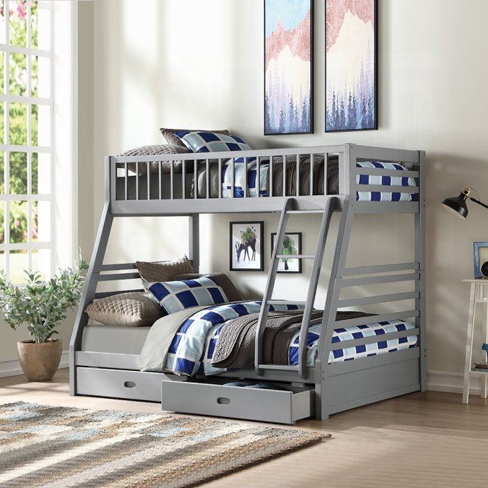 37840_1.jpg Jason Twin/Full Bunk Bed W/Storage - Image 1