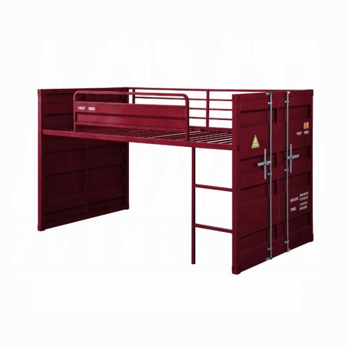 38300_a.jpg Cargo Twin Loft Bed W/Slide - Image 1