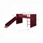 Cargo Twin Loft Bed W/Slide - Image 2