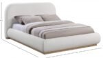 Vaughn Linen Textured Fabric Upholstered Bed - Image 10