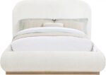 Vaughn Boucle Fabric Upholstered Bed - Image 3