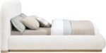 Vaughn Boucle Fabric Upholstered Bed - Image 4