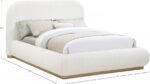Vaughn Boucle Fabric Upholstered Bed - Image 9