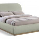 Vaughn Chenille Fabric Upholstered Bed