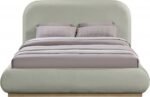 Vaughn Chenille Fabric Upholstered Bed - Image 3