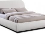 Vaughn Linen Textured Fabric Upholstered Bed