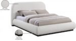 Vaughn Linen Textured Fabric Upholstered Bed - Image 10
