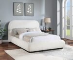 Vaughn Boucle Fabric Upholstered Bed - Image 2