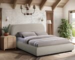 Vaughn Chenille Fabric Upholstered Bed - Image 2