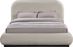 Vaughn Chenille Fabric Upholstered Bed - Image 3