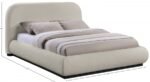 Vaughn Chenille Fabric Upholstered Bed - Image 9