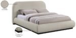Vaughn Chenille Fabric Upholstered Bed - Image 10