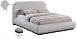 Vaughn Chenille Fabric Upholstered Bed - Image 5