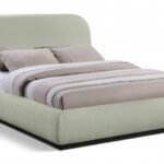 Vaughn Chenille Fabric Upholstered Bed