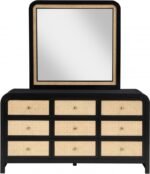 Siena Ash Wood And Natural Cane Dresser - Image 4