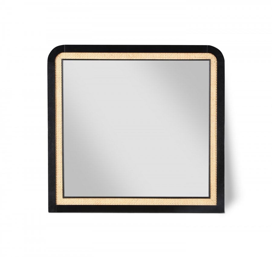 39433.jpg Siena Ash Wood And Natural Cane Frame Mirror - Image 1