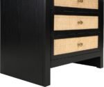 Siena Ash Wood And Natural Cane Nightstand - Image 8