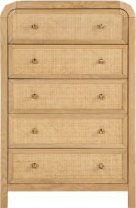 Siena Ash Wood And Natural Cane Chest - Image 3