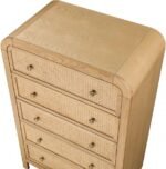 Siena Ash Wood And Natural Cane Chest - Image 7