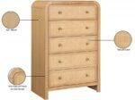 Siena Ash Wood And Natural Cane Chest - Image 10