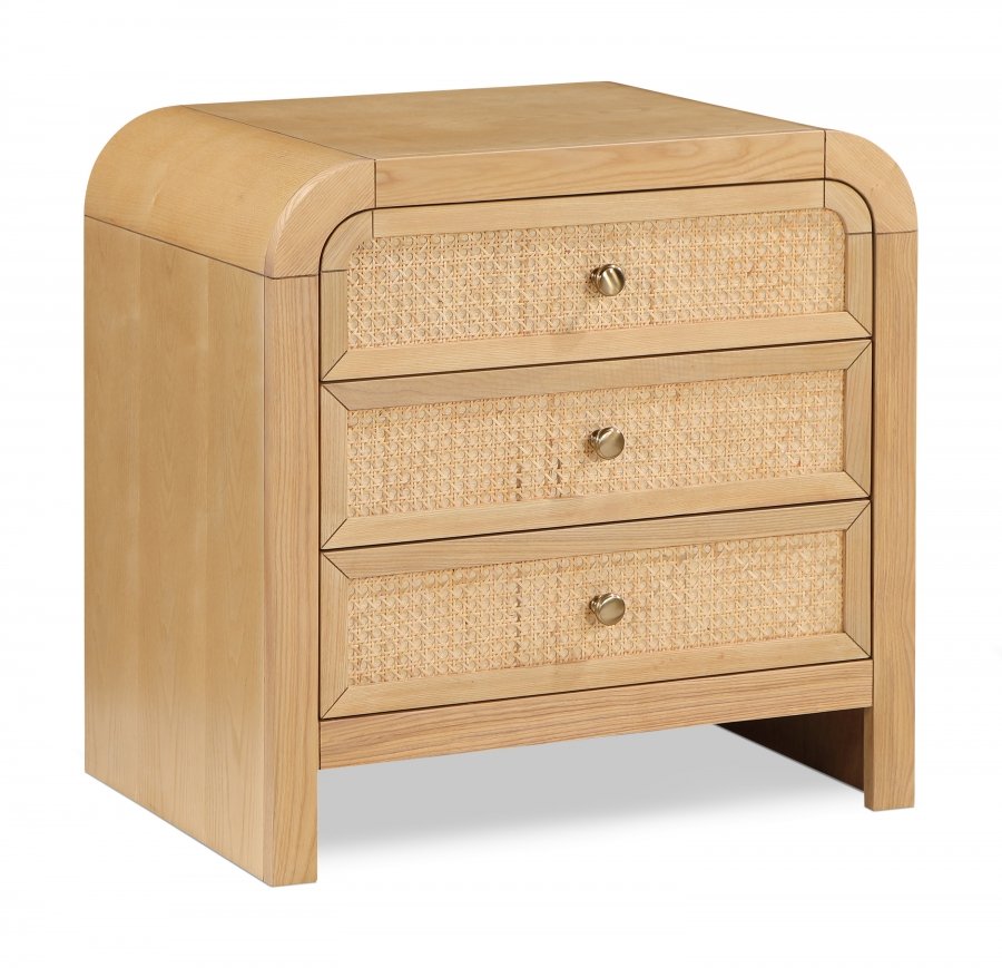 39438.jpg Siena Ash Wood And Natural Cane Nightstand - Image 1