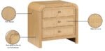 Siena Ash Wood And Natural Cane Nightstand - Image 10