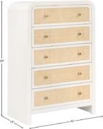 Siena Ash Wood And Natural Cane Chest - Image 9
