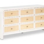 Siena Ash Wood And Natural Cane Dresser