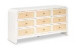 Siena Ash Wood And Natural Cane Dresser