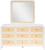 Siena Ash Wood And Natural Cane Dresser - Image 4