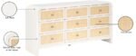 Siena Ash Wood And Natural Cane Dresser - Image 12