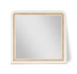 Siena Ash Wood And Natural Cane Frame Mirror