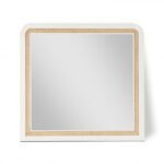 Siena Ash Wood And Natural Cane Frame Mirror